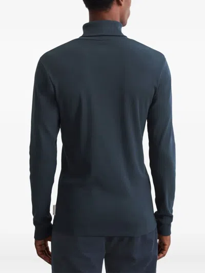 Marc O'polo Turtleneck Long-sleeve Sweater In Blue