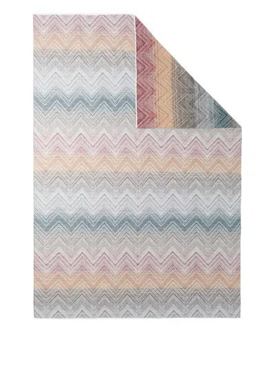 Missoni Chevron-pattern Throw In Multi