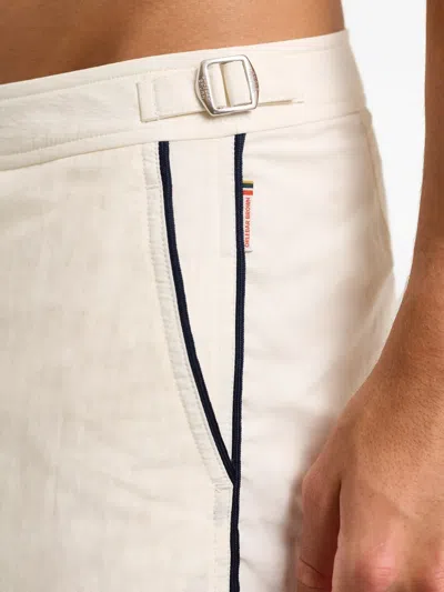 Orlebar Brown Bulldog Side-pockets Swim Shorts In Neutral