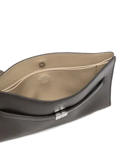 Totême Belted Cross Body Bag In Brown