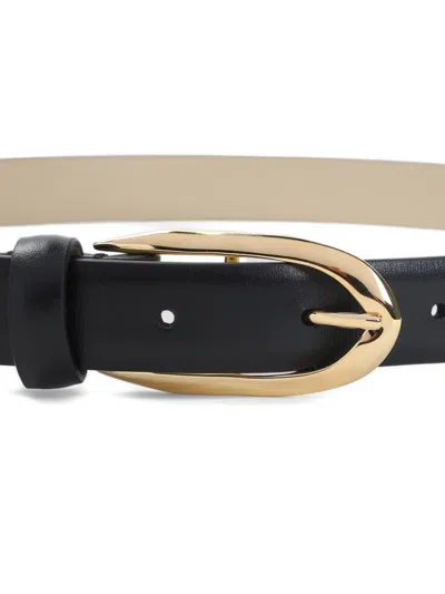 Givenchy Adjustable Belt Gold-tone Buckle In Black