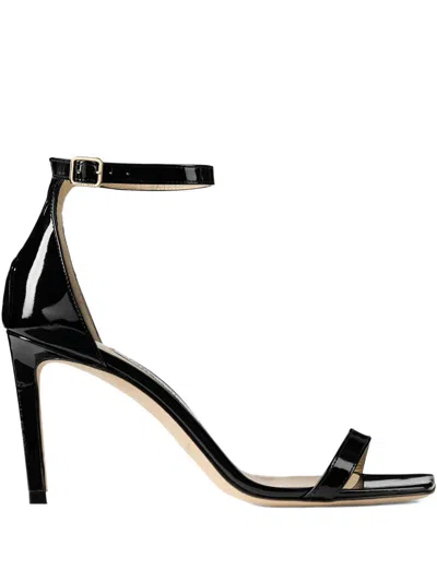Jimmy Choo 85mm Alva Sandals In Black
