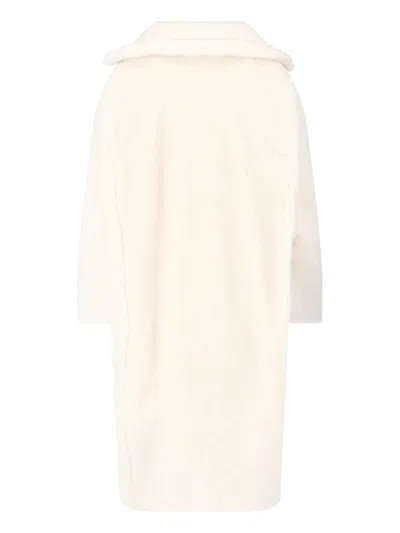 Max Mara Teddy Bear Coat In White