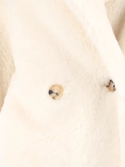 Max Mara Teddy Bear Coat In White