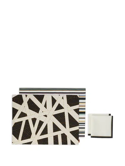 Missoni Geometric-pattern Placemat Set (set Of Four) In Multi