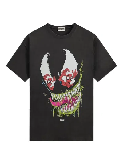 Kith X Marvel Venom T-shirt In Black