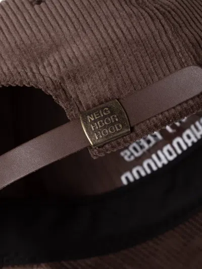 Neighborhood Corduroy Strap-back Baseball Hat In Brown