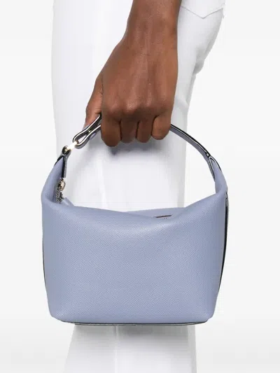 Valextra Mochi Zip Tote Bag In Blue