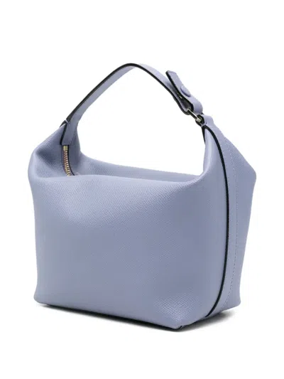Valextra Mochi Zip Tote Bag In Blue