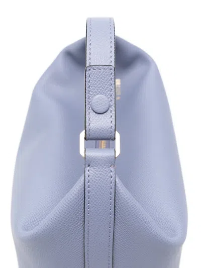 Valextra Mochi Zip Tote Bag In Blue