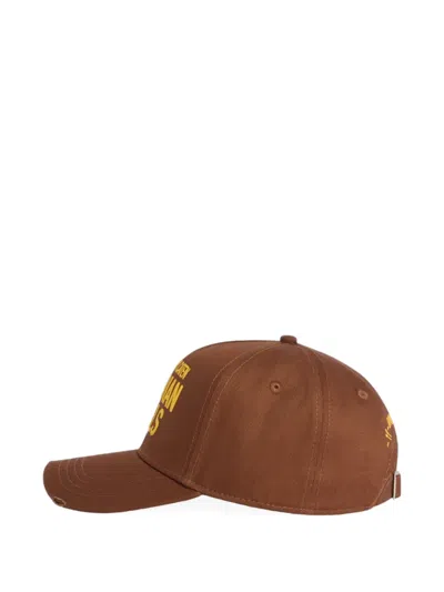 Dsquared2 Rebels Baseball Cap In Brown