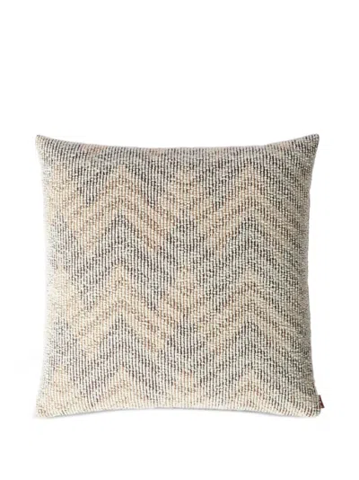 Missoni Zigzag-patterned Cushion (50cm X 50cm) In Multi