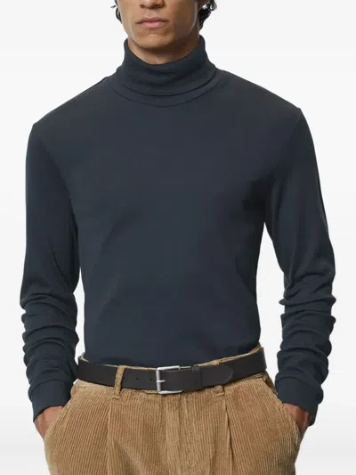 Marc O'polo Turtleneck Long-sleeves Sweater In Blue