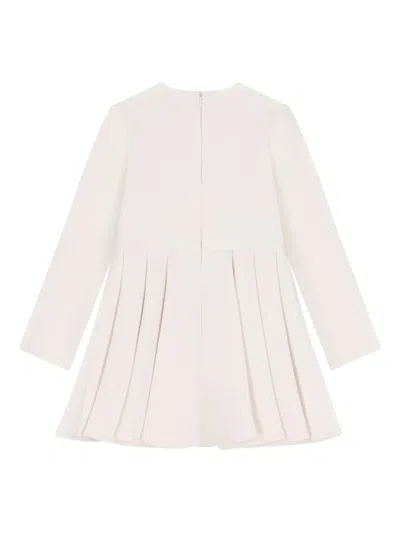 Elisabetta Franchi Logo-embellished Dress In Neutral