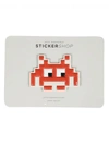 ANYA HINDMARCH Anya Hindmarch Red Space Invaders Sticker,923835STICKERSSPACERED