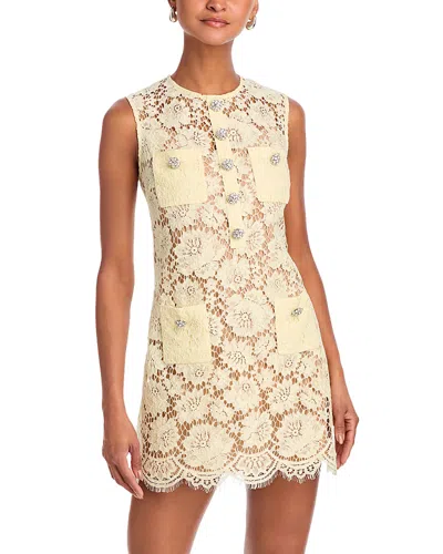 Self-portrait Lace Minidress In Multi