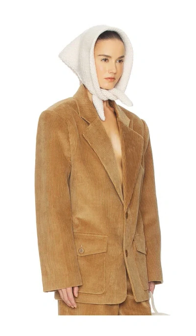 Helsa The Very Oversized Blazer In Brown