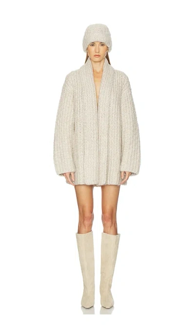 Helsa Joanie Hand Knit Cardigan In Multi