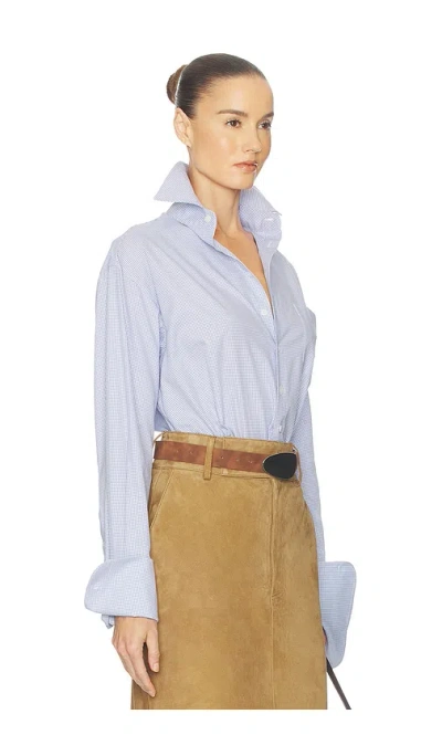 Helsa Classic Oversized Shirt In Animal Print