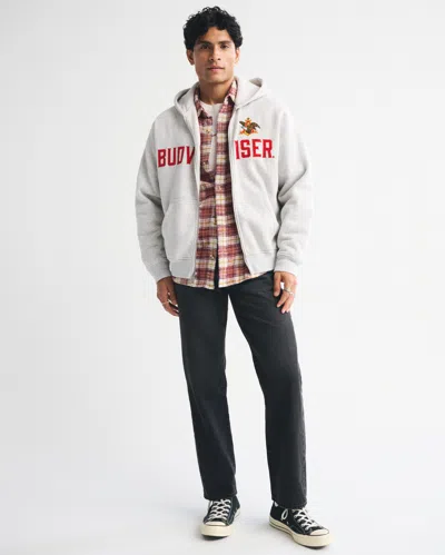 Abercrombie & Fitch Budweiser Full-zip Hoodie In Multi