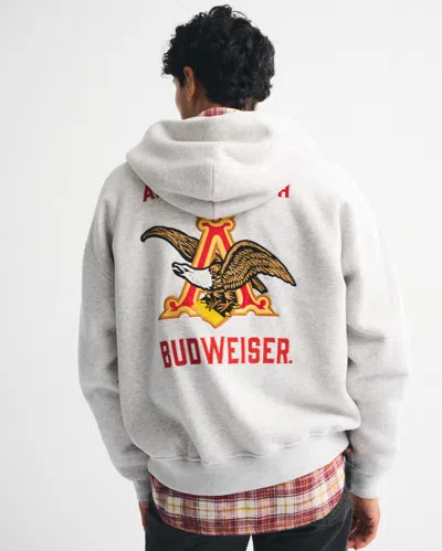 Abercrombie & Fitch Budweiser Full-zip Hoodie In Multi