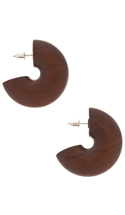 Uncommon Matters Beam Earrings In Brown