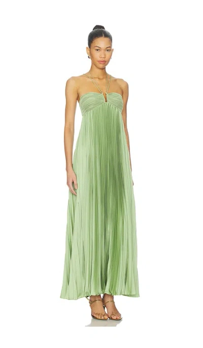 Amur River Pleated Gown