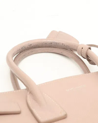 Saint Laurent Sac De Jour Baby Bag In Pink