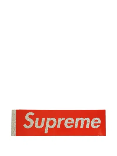 Supreme Logo Sticker Set (set Of Three) In Multi