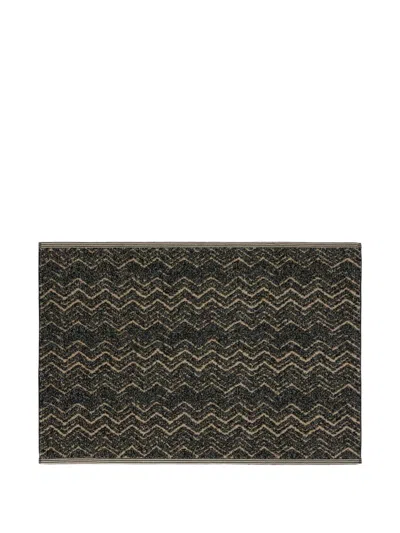 Missoni Zigzag Patterned Bath Mat Rug (60cm X 90cm) In Multi