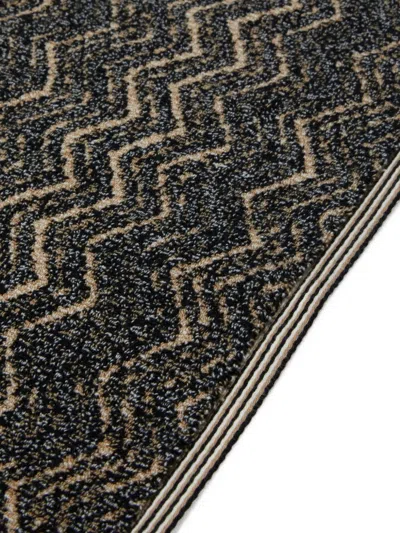 Missoni Zigzag Patterned Bath Mat Rug (60cm X 90cm) In Multi