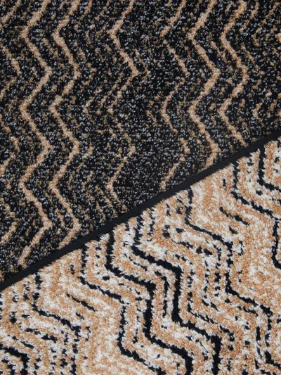 Missoni Zigzag Patterned Bath Mat Rug (60cm X 90cm) In Multi