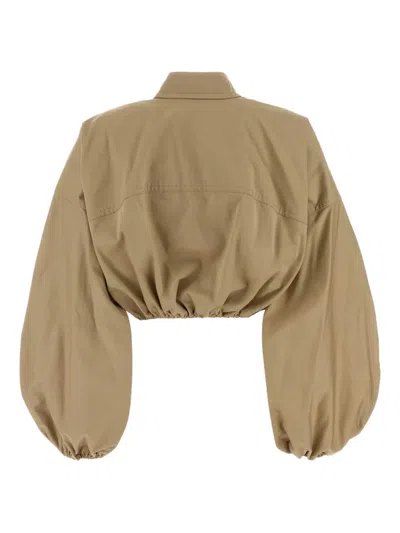 Zimmermann Rebellion Balloon-sleeve Knitwear In Neutral