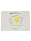 ANYA HINDMARCH Anya Hindmarch Egg Leather Sticker,1343SK11018189CHALK