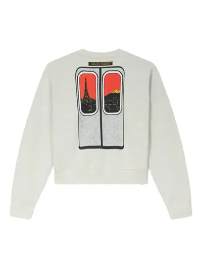 Kenzo Graphic-print Sweatshirt In Gray