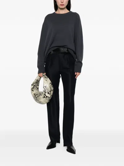 Pre-owned Romeo Gigli 1990s Zip Trousers In Blue