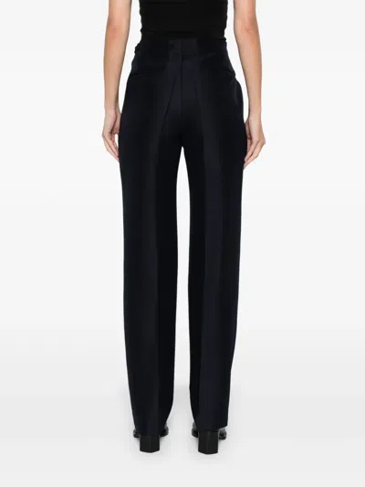 Pre-owned Romeo Gigli 1990s Zip Trousers In Blue