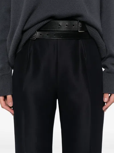 Pre-owned Romeo Gigli 1990s Zip Trousers In Blue