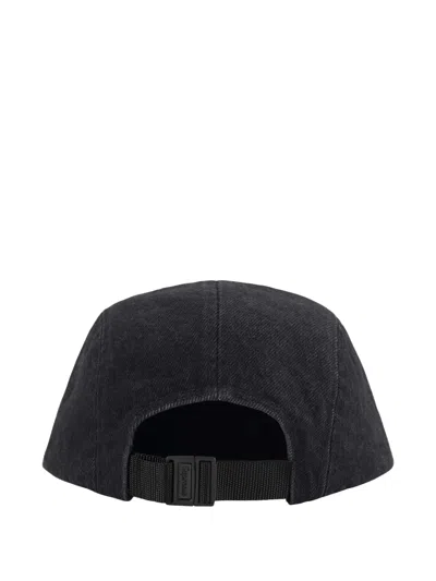 Supreme Denim Camp Cap In Black
