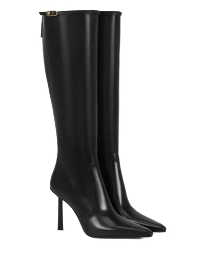 扣环细节靴子（10厘米）