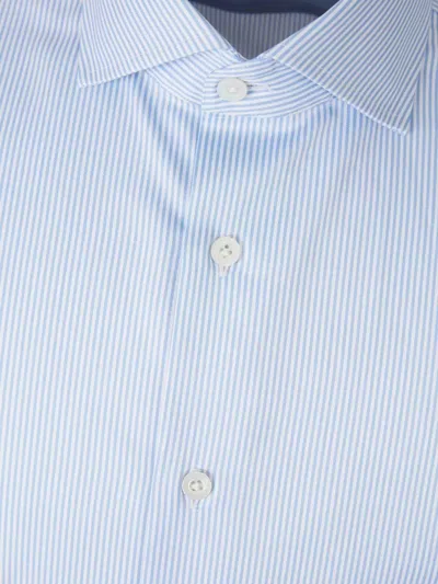 Atelier Munro Classic Button Shirt In Blue