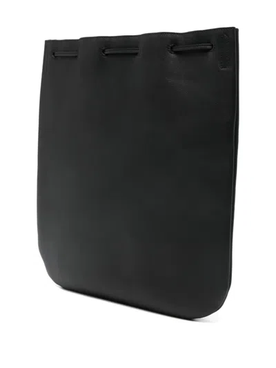 Saint Laurent Medium Jean Flat Tassel-charm Shoulder Bag In Black