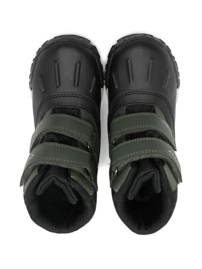 Geox Touch-strap Boots In Black