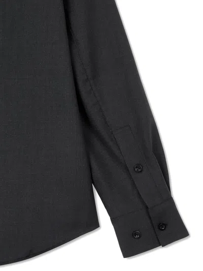 Studio Tomboy Concealed-button Shirt In Black