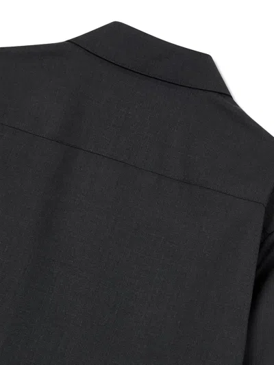 Studio Tomboy Concealed-button Shirt In Black