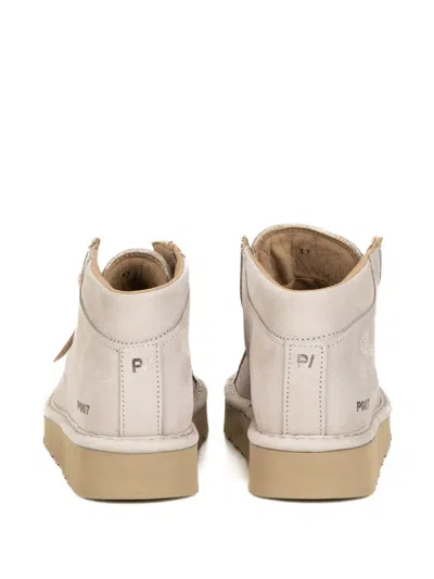 Pànchic Platform Boots In Neutral