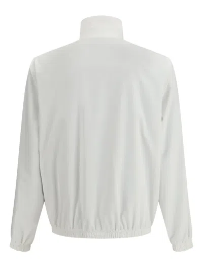 Brunello Cucinelli Reversible Zip-up Lightweight Jacket In White