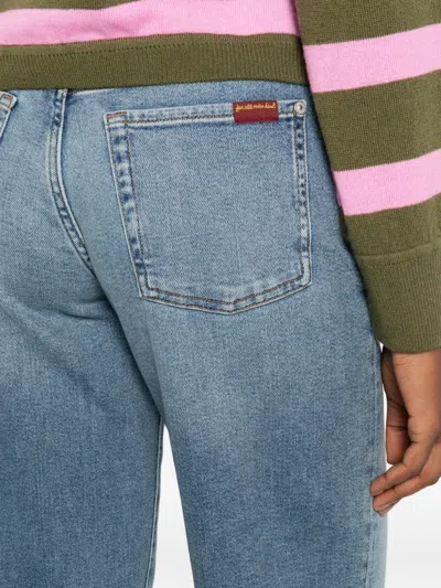 7 For All Mankind Belt-loops Jeans In Blue