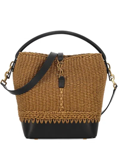 Saint Laurent Le 37 Bucket Bag In Brown