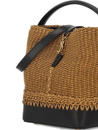 Saint Laurent Le 37 Bucket Bag In Brown